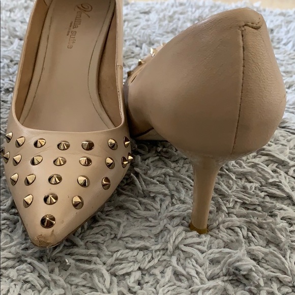 Cream studded heels - Picture 3 of 3